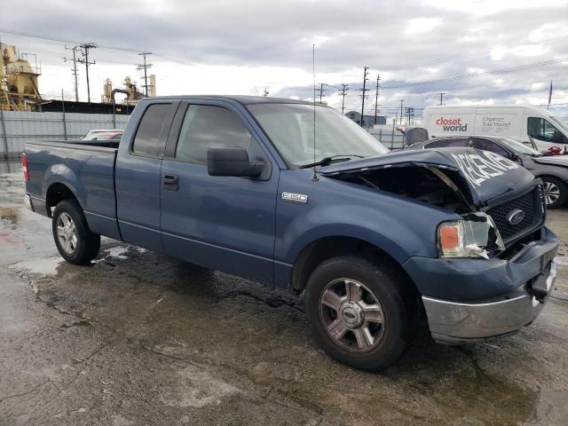 1FTRX12W64NB15592 - 2004 FORD F150 BLUE photo 4