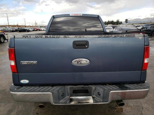 1FTRX12W64NB15592 - 2004 FORD F150 BLUE photo 6