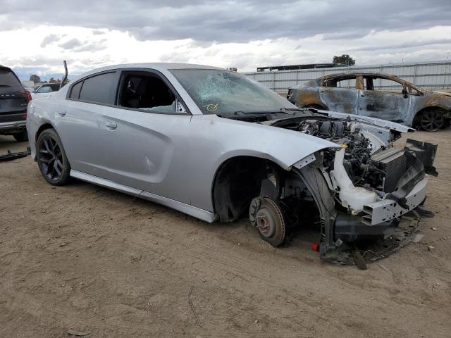 2C3CDXHG8MH618765 - 2021 DODGE CHARGER GT SILVER photo 4