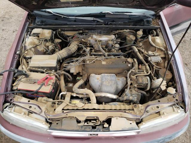 1HGCB7565MA193180 - 1991 HONDA ACCORD EX BURGUNDY photo 11