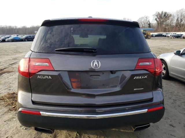 2HNYD2H40BH502462 - 2011 ACURA MDX TECHNOLOGY GRAY photo 6