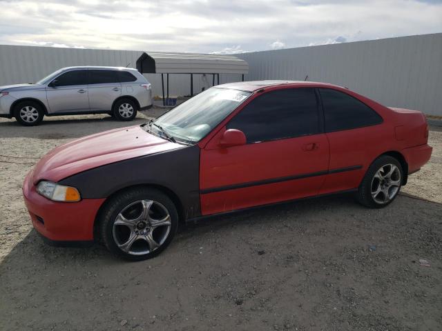 1HGEJ1264PL047892 - 1993 HONDA CIVIC EX RED photo 1