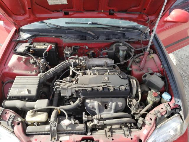 1HGEJ1264PL047892 - 1993 HONDA CIVIC EX RED photo 11