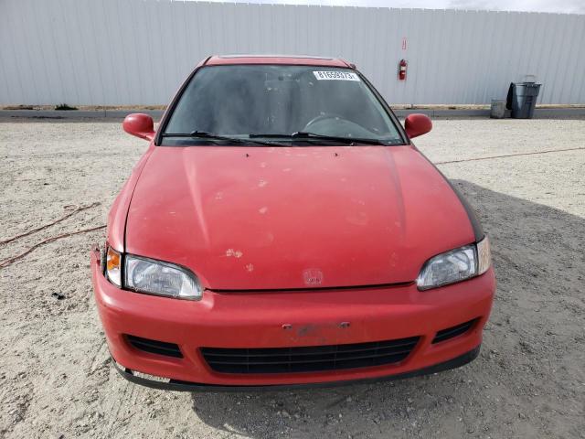 1HGEJ1264PL047892 - 1993 HONDA CIVIC EX RED photo 5