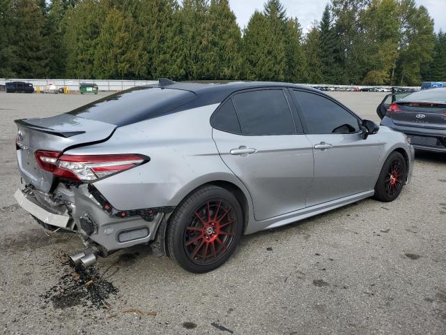 4T1BZ1HK3KU023712 - 2019 TOYOTA CAMRY XSE ვერცხლისფერი ფოტო 3