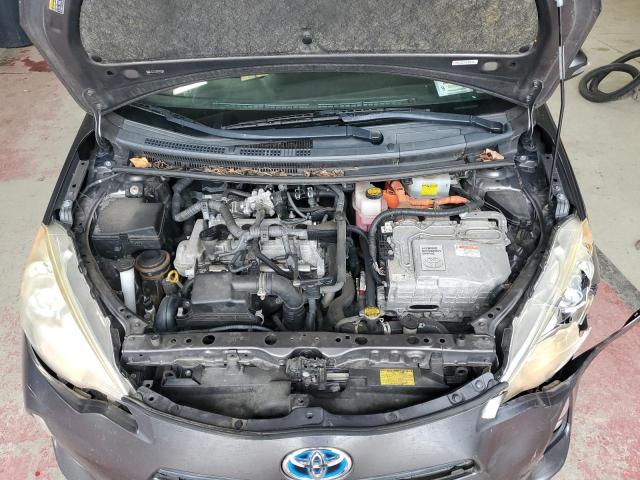 JTDKDTB35D1050107 - 2013 TOYOTA PRIUS C GRAY photo 11