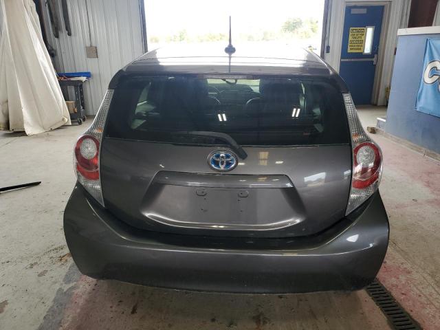 JTDKDTB35D1050107 - 2013 TOYOTA PRIUS C GRAY photo 6