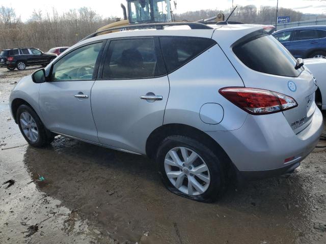 JN8AZ1MW4BW150180 - 2011 NISSAN MURANO S SILVER photo 2