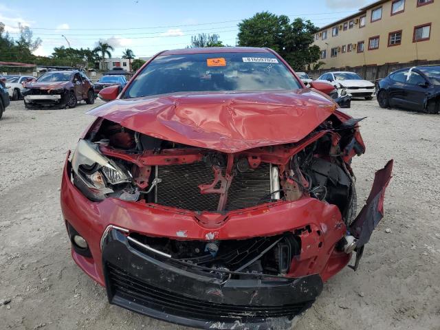 5YFBURHE6FP214412 - 2015 TOYOTA COROLLA L RED photo 5