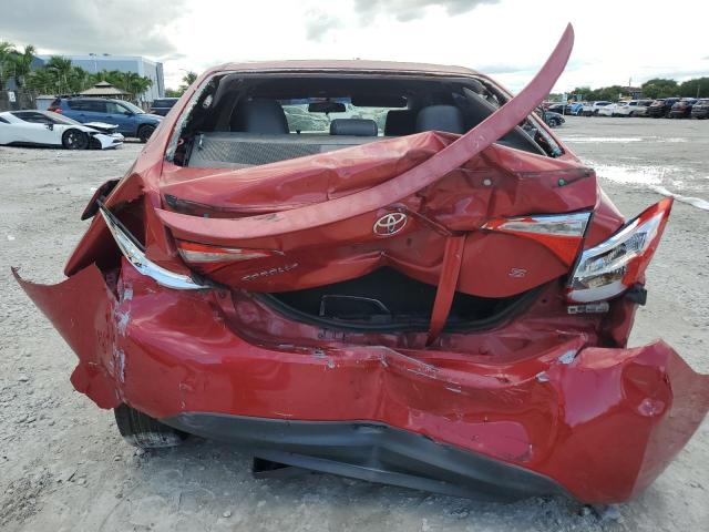 5YFBURHE6FP214412 - 2015 TOYOTA COROLLA L RED photo 6