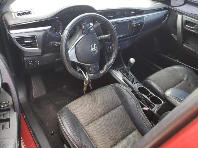 5YFBURHE6FP214412 - 2015 TOYOTA COROLLA L RED photo 8