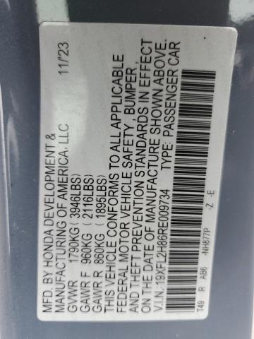 19XFL2H86RE009734 - 2024 HONDA CIVIC SPORT 灰色 照片 13