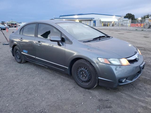 19XFA4F59AE000685 - 2010 HONDA CIVIC GX GRAY photo 4