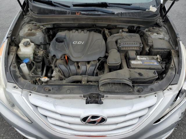 5NPEB4AC0DH562621 - 2013 HYUNDAI SONATA GLS SILVER photo 11