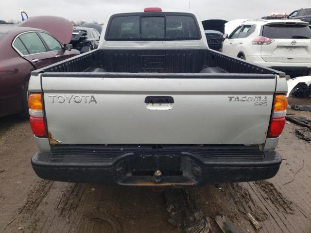 5TEWM72N02Z099132 - 2002 TOYOTA TACOMA XTRACAB SILVER photo 6