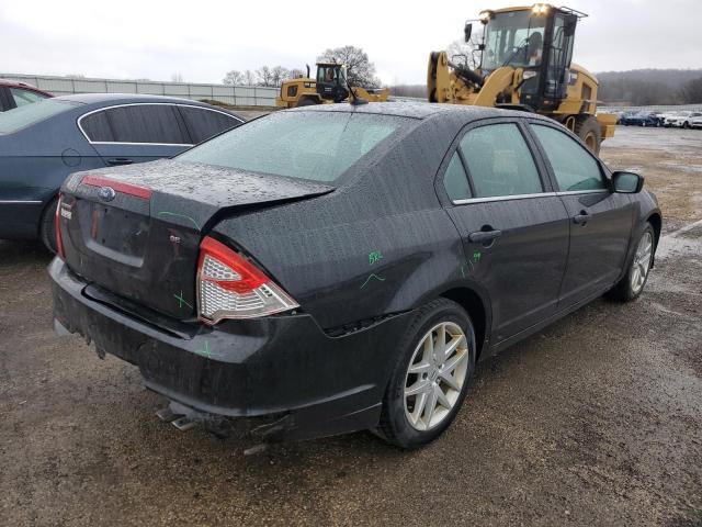 3FAHP0HA1AR252441 - 2010 FORD FUSION SE BLACK photo 3