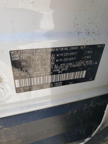 2T3H1RFV4NW226410 - 2022 TOYOTA RAV4 LE 白色 照片 13