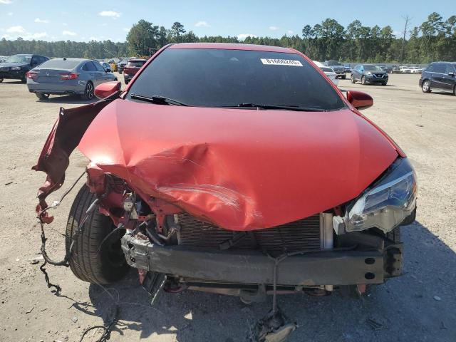 2T1BURHE4HC829138 - 2017 TOYOTA COROLLA L RED photo 5