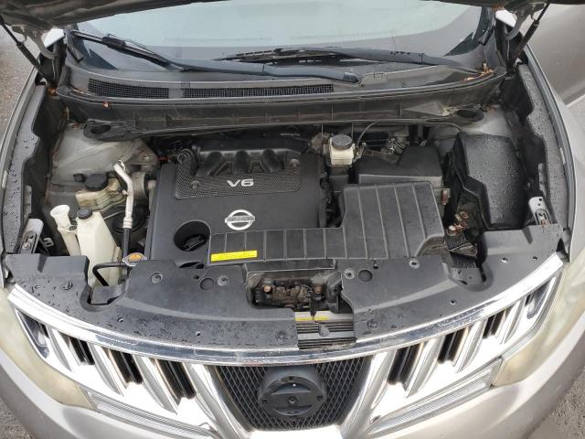 JN8AZ18W99W146646 - 2009 NISSAN MURANO S SILVER photo 12