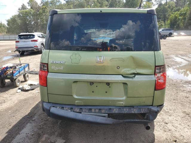 5J6YH18728L014019 - 2008 HONDA ELEMENT EX მწვანე ფოტო 6