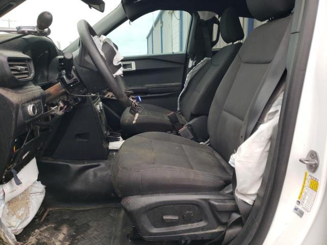 1FM5K8AB3MGB46903 - 2021 FORD EXPLORER POLICE INTERCEPTOR Weiß Foto 7