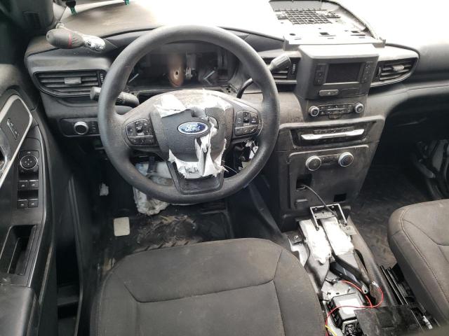 1FM5K8AB3MGB46903 - 2021 FORD EXPLORER POLICE INTERCEPTOR Weiß Foto 8