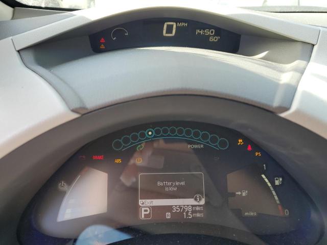 1N4AZ0CP4EC338726 - 2014 NISSAN LEAF S RED photo 9