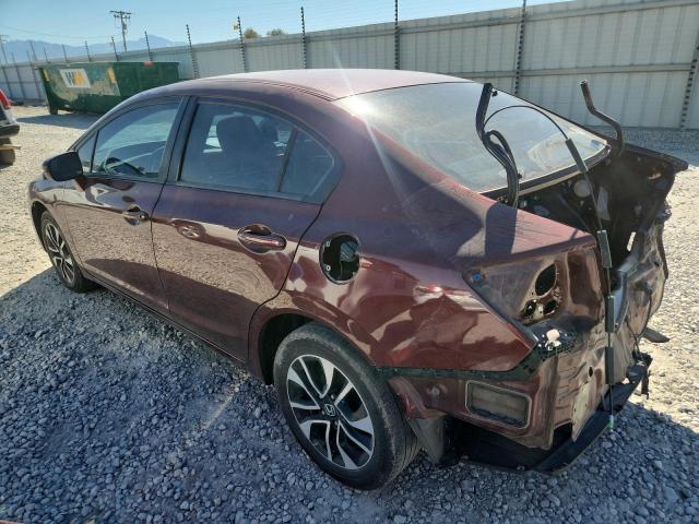 2HGFB2F80FH529435 - 2015 HONDA CIVIC EX 勃艮第红 照片 2