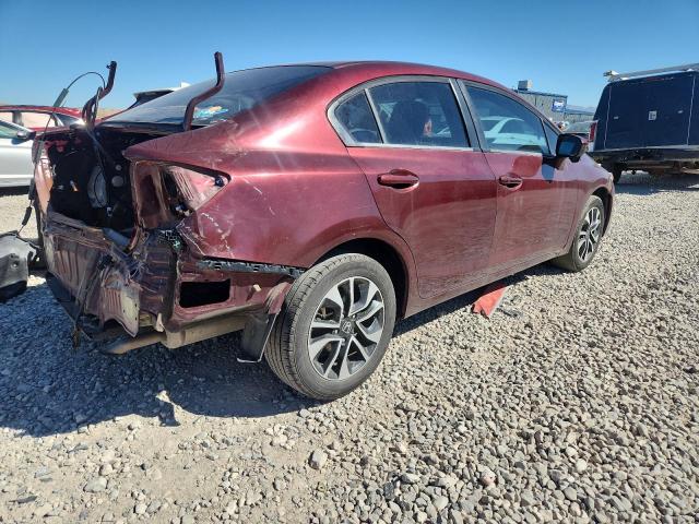 2HGFB2F80FH529435 - 2015 HONDA CIVIC EX 勃艮第红 照片 3