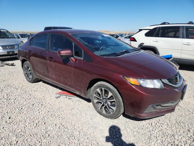 2HGFB2F80FH529435 - 2015 HONDA CIVIC EX 勃艮第红 照片 4