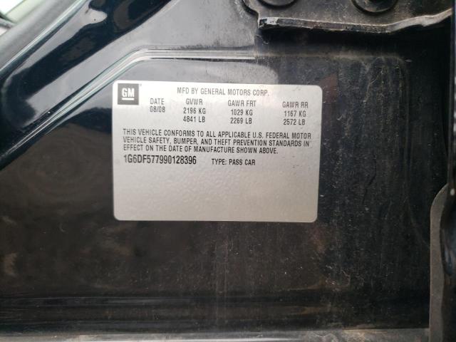 1G6DF577990128396 - 2009 CADILLAC CTS Noir photo 12