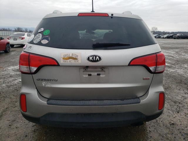 5XYKT4A66EG491606 - 2014 KIA SORENTO LX SILVER photo 6