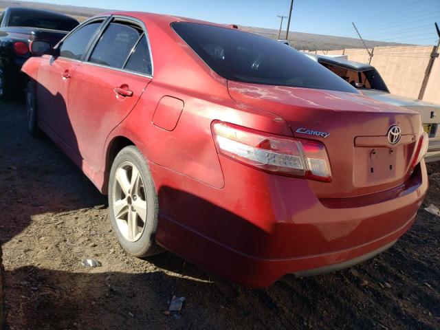 4T1BF3EK7BU613324 - 2011 TOYOTA CAMRY BASE BURGUNDY photo 2