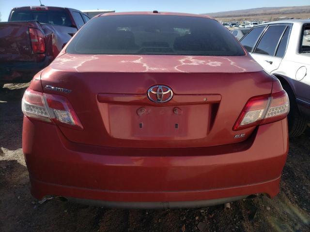 4T1BF3EK7BU613324 - 2011 TOYOTA CAMRY BASE BURGUNDY photo 6