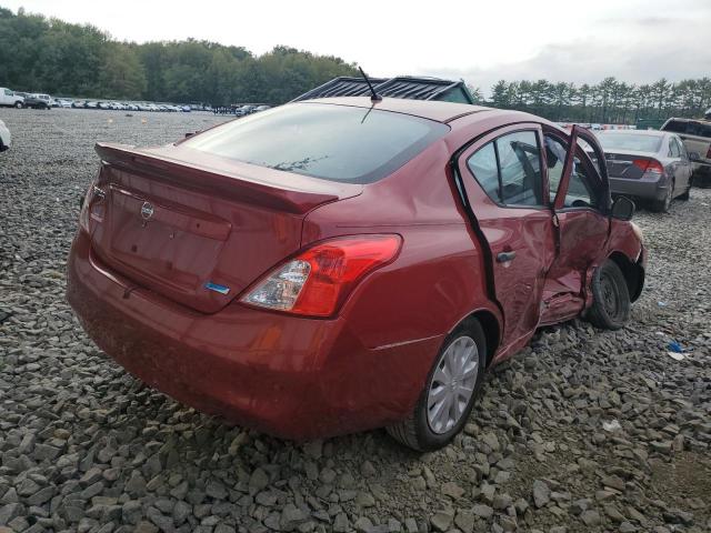 3N1CN7AP6DL850827 - 2013 NISSAN VERSA S RED photo 3