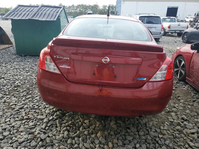 3N1CN7AP6DL850827 - 2013 NISSAN VERSA S RED photo 6