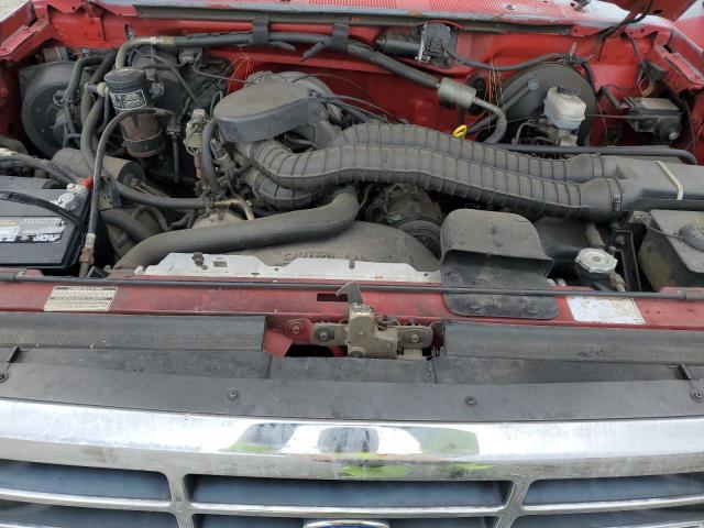 1FTDF15N7PNA11679 - 1993 FORD F150 RED photo 11