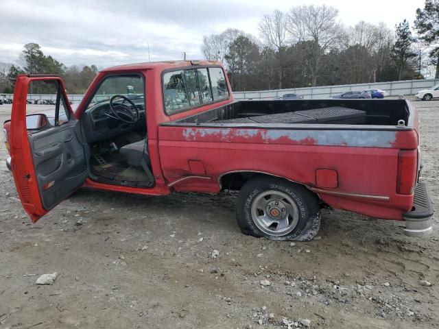 1FTDF15N7PNA11679 - 1993 FORD F150 RED photo 2