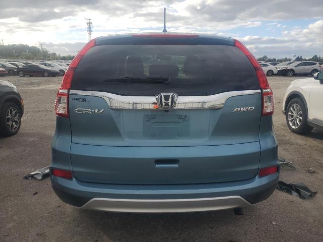 2HKRM4H58GH649657 - 2016 HONDA CR-V EX TEAL photo 6