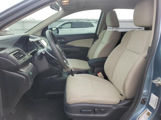 2HKRM4H58GH649657 - 2016 HONDA CR-V EX TEAL photo 7