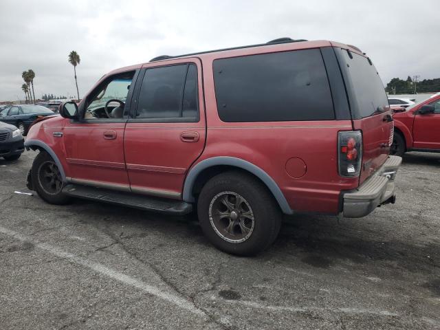 1FMRU17LX2LA28516 - 2002 FORD EXPEDITION EDDIE BAUER 红色 照片 2