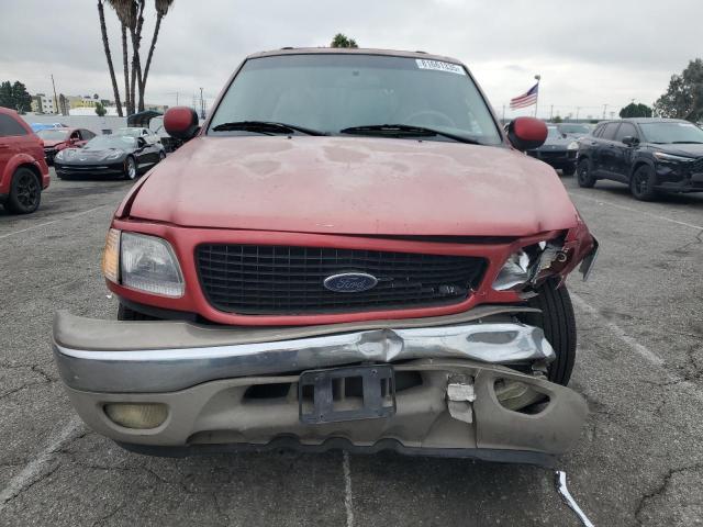 1FMRU17LX2LA28516 - 2002 FORD EXPEDITION EDDIE BAUER 红色 照片 5