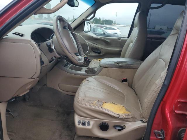 1FMRU17LX2LA28516 - 2002 FORD EXPEDITION EDDIE BAUER 红色 照片 7