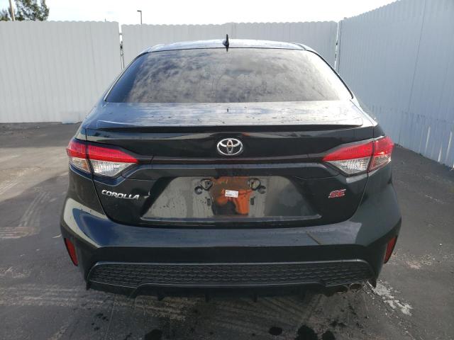 JTDP4MCE3NJ084365 - 2022 TOYOTA COROLLA SE BLACK photo 6