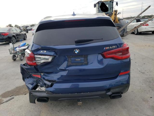 5UXTS3C58J0Y97794 - 2018 BMW X3 XDRIVEM40I BLUE photo 6