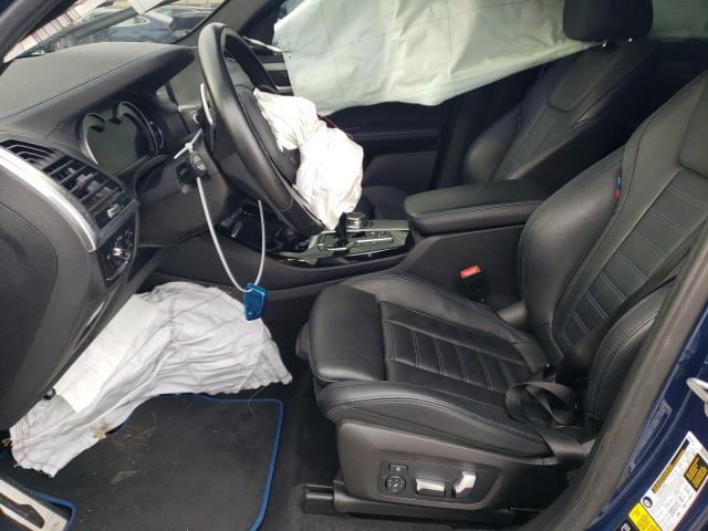 5UXTS3C58J0Y97794 - 2018 BMW X3 XDRIVEM40I BLUE photo 7