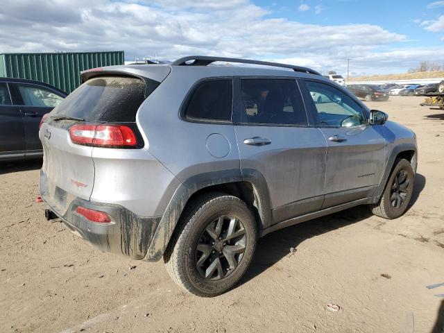 1C4PJMBX9JD516915 - 2018 JEEP CHEROKEE TRAILHAWK SILVER photo 3