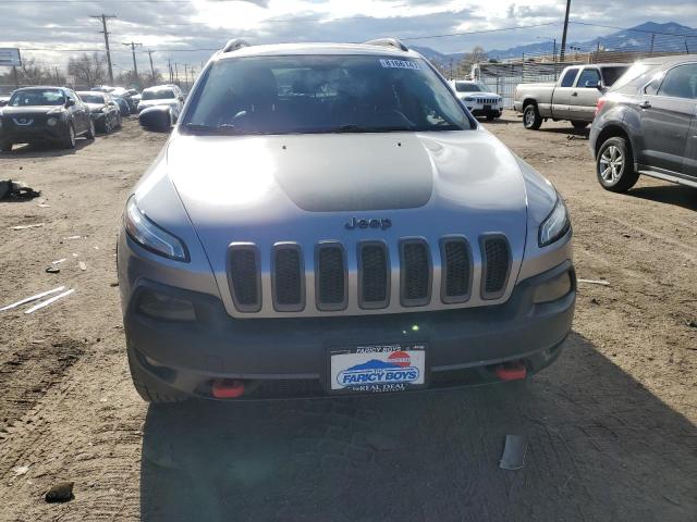 1C4PJMBX9JD516915 - 2018 JEEP CHEROKEE TRAILHAWK SILVER photo 5