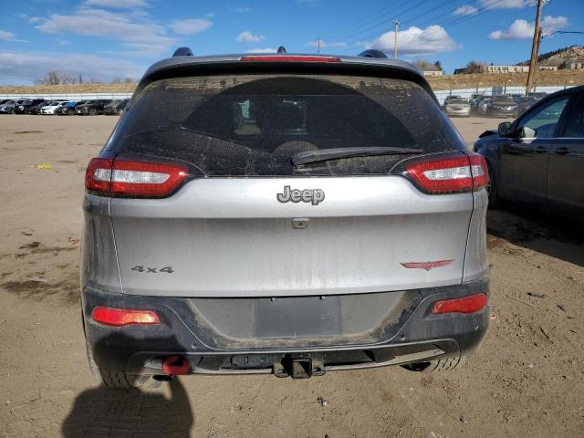 1C4PJMBX9JD516915 - 2018 JEEP CHEROKEE TRAILHAWK SILVER photo 6