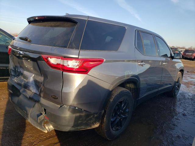 1GNEVFKW6MJ142131 - 2021 CHEVROLET TRAVERSE LS GRAY photo 3